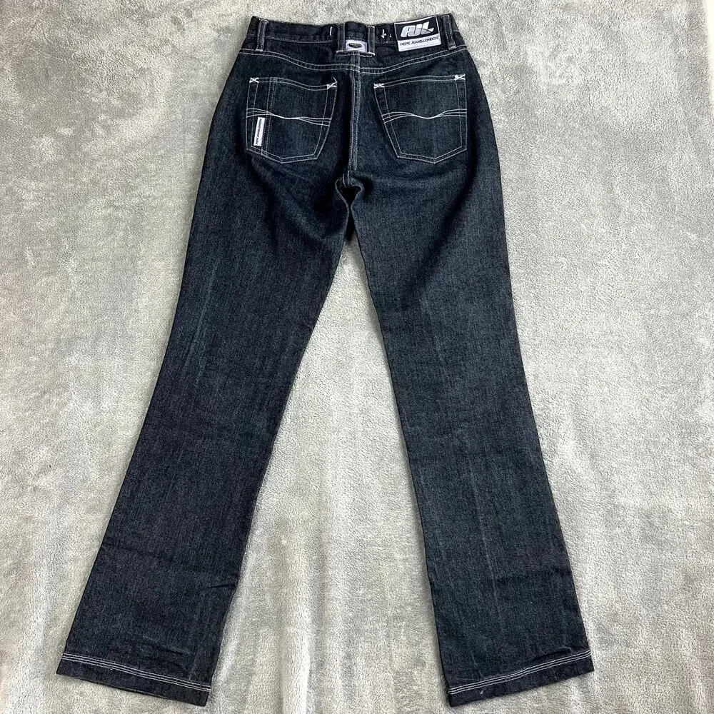 Vintage Y2K Pepe Jeans Womens 26 Dark Wash Contrast‎ Stitching Bootcut